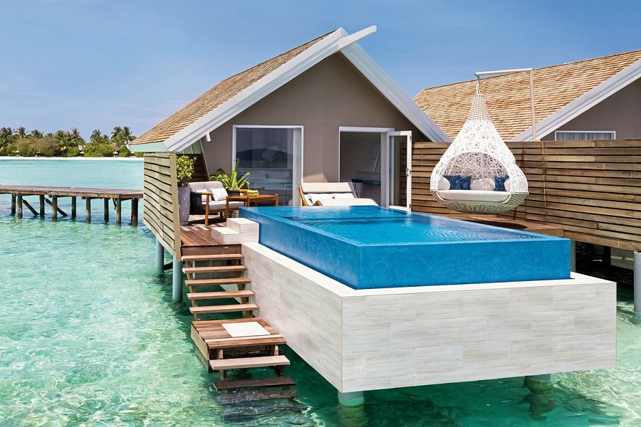 LUX* South Ari Atoll, Maldives - Wohnbeispiel Overwater Infinity Pool Villa (Zimmercodierungen VX3 & VV5)