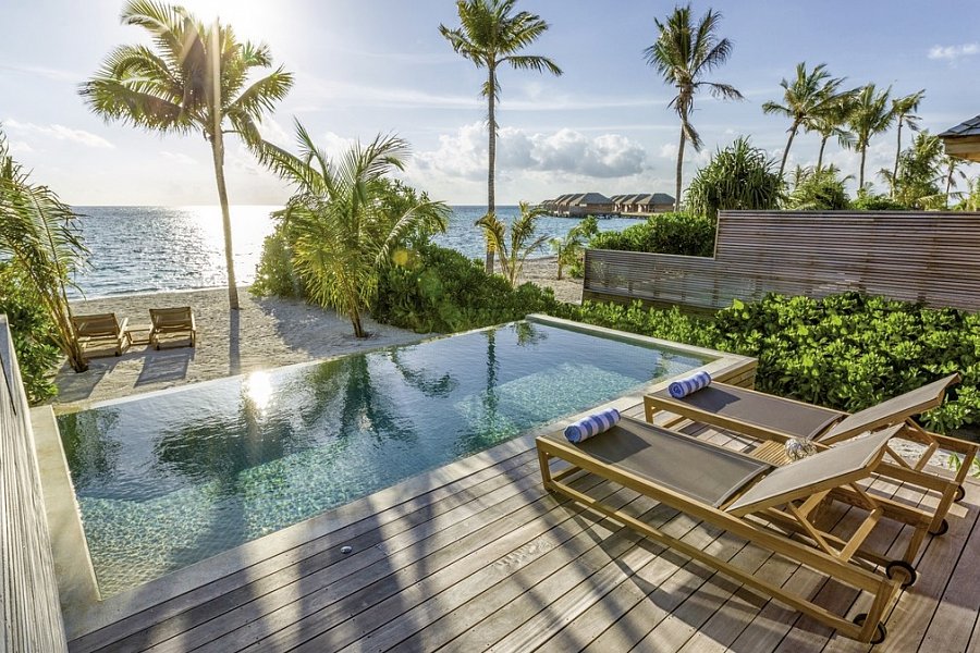 Hurawalhi Island Resort - Wohnbeispiel Beach Pool Villa (Zimmercodierungen VB1 & VB2)
