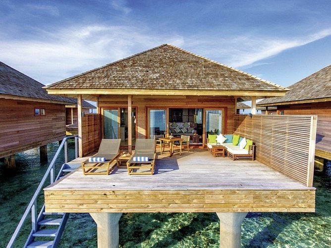 Hurawalhi Island Resort - Wohnbeispiel Ocean Villa (Zimmercodierungen VX1 & VX2)
