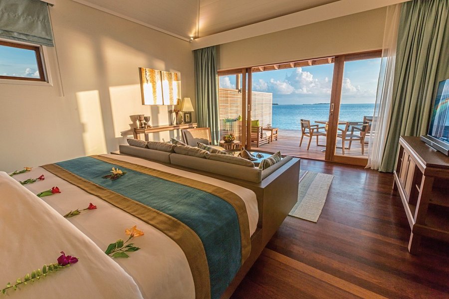 Hurawalhi Island Resort - Wohnbeispiel Ocean Villa (Zimmercodierungen VX1 & VX2)
