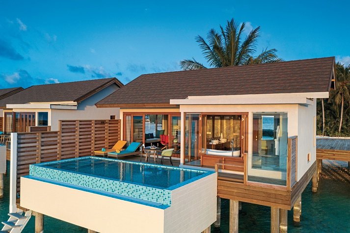Atmosphere Kanifushi Maldives - Wohnbeispiel Water Villa with Pool (Zimmercodierung VX2)