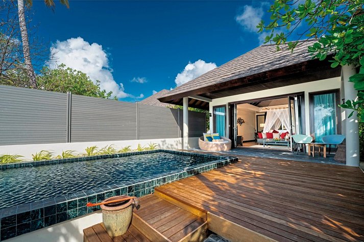 Atmosphere Kanifushi Maldives - Wohnbeispiel Kanifushi Beach Villa with Pool (Zimmercodierung VB5)