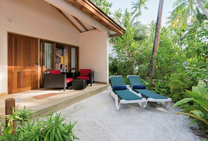 Vilamendhoo Island Resort & Spa - Wohnbeispiel Garden Room (Zimmercodierung UG1)