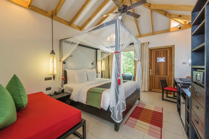 Vilamendhoo Island Resort & Spa - Wohnbeispiel Garden Room (Zimmercodierung UG1)