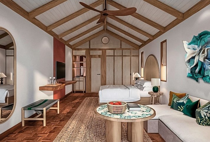 NH Collection Maldives Reethi Resort - Modellbild Deluxe Sunset Villa (Zimmercodierung VD1)