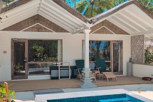 NH Collection Maldives Reethi Resort - Wohnbeispiel Sunset Beach Villa with Pool (Zimmercodierung VB3)