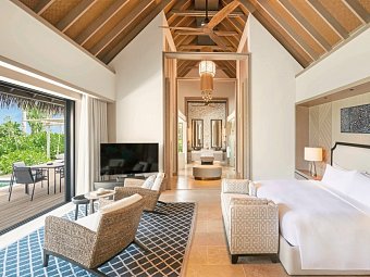 Waldorf Astoria Maldives Ithaafushi - Grand Beach Villa with Pool (Zimmercodierung VB6)