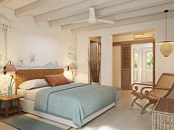 Veranda Grand Baie Hotel & Spa - Wohnbeispiel Comfort Garden (Zimmercodierungen UF1 & UH1)