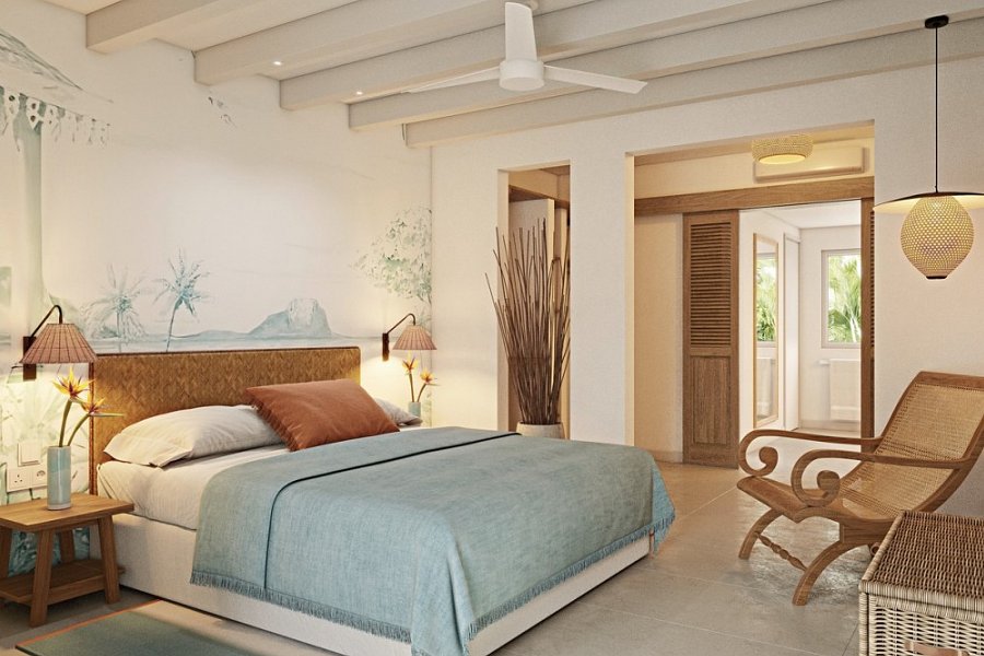 Veranda Grand Baie Hotel & Spa - Wohnbeispiel Comfort Garden (Zimmercodierungen UF1 & UH1)