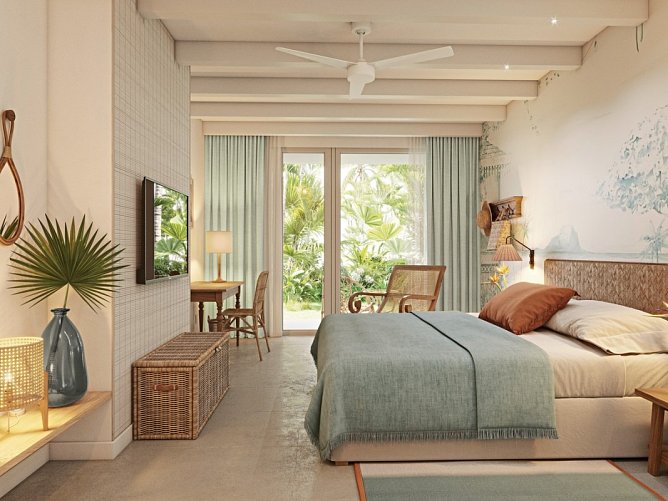 Veranda Grand Baie Hotel & Spa - Wohnbeispiel Comfort Pool (Zimmercodierungen UF2 & UH2)