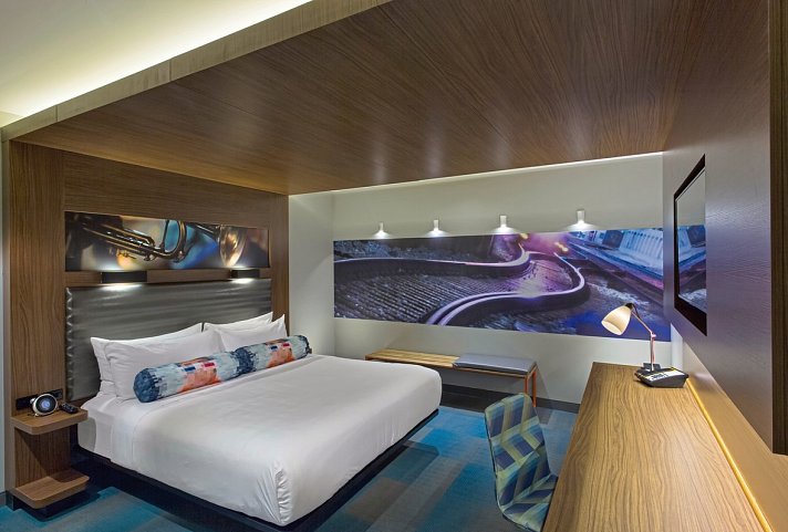Aloft New Orleans Downtown - Wohnbeispiel King (Zimmercodierung UG2)