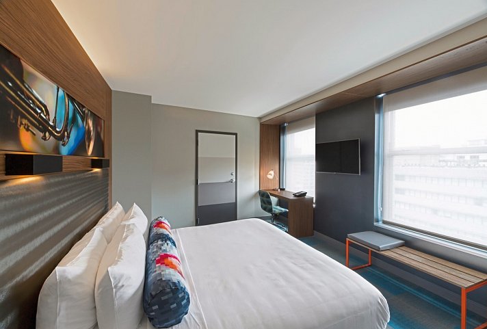 Aloft New Orleans Downtown - Wohnbeispiel King (Zimmercodierung UG2)