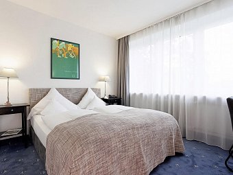Hotel Nymphenburg - Wohnbeispiel Doppelzimmer Standard (Zimmercodierung DG1)