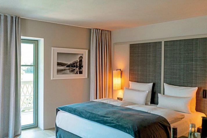 Parkhotel Egerner Höfe - Wohnbeispiel Doppelzimmer Komfort (Zimmercodierung DF1)