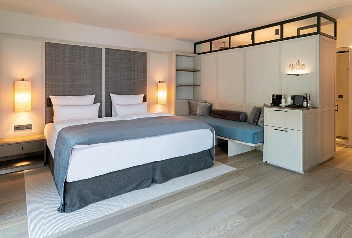 Parkhotel Egerner Höfe - Wohnbeispiel Doppelzimmer Deluxe (Zimmercodierung DD1)