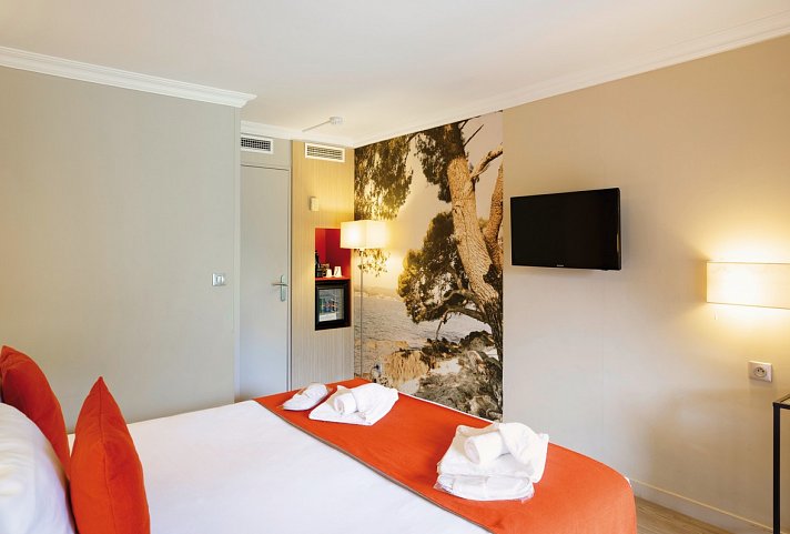 SOWELL HÔTELS St. Tropez - Wohnbeispiel Doppelzimmer Standard (Zimmercodierung DG1)