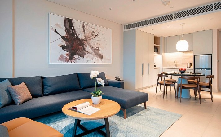 Alma Resort Cam Ranh - Wohnbeispiel 1 BR Suite with Terrace Ocean View (Zimmercodierung W1M)