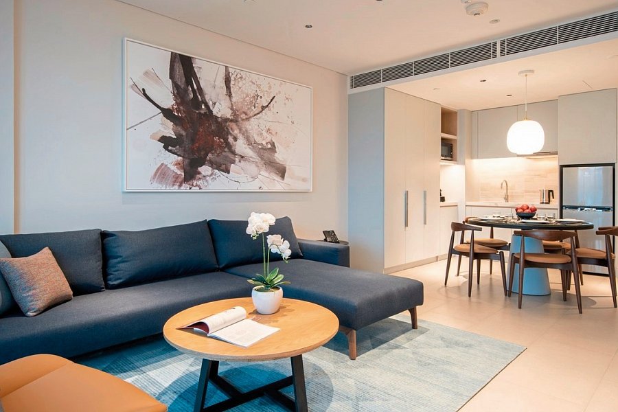 Alma Resort Cam Ranh - Wohnbeispiel 1 BR Suite with Terrace Ocean View (Zimmercodierung W1M)