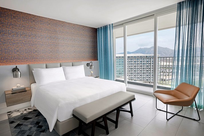 Alma Resort Cam Ranh - Wohnbeispiel 1 BR Suite with Terrace Ocean View (Zimmercodierungen W1M & W2M)