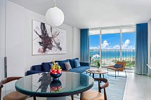 Alma Resort Cam Ranh - Wohnbeispiel 1 BR Suite with Terrace Ocean View (Zimmercodierungen W1M & W2M)