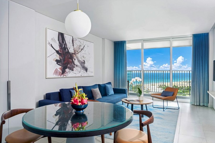 Alma Resort Cam Ranh - Wohnbeispiel 1 BR Suite with Terrace Ocean View (Zimmercodierungen W1M & W2M)