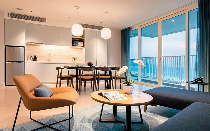 Alma Resort Cam Ranh - Wohnbeispiel 2 BR Suite with Terrace Panoramic Ocean View (Zimmercodierung W2M)