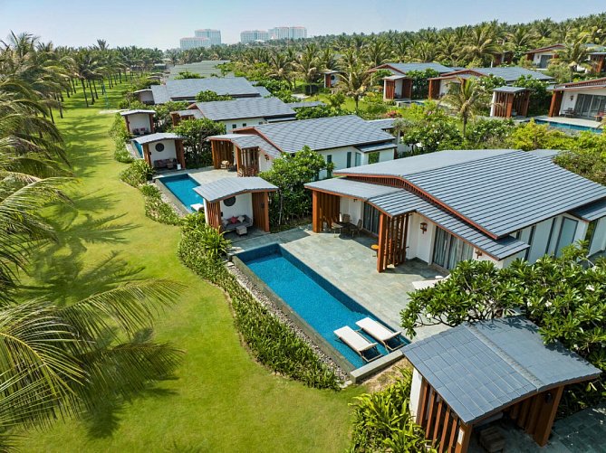 Radisson Blu Resort Cam Ranh - Wohnbeispiel 2 BR Pool Villa Beachfront (Zimmercodierung VB2)