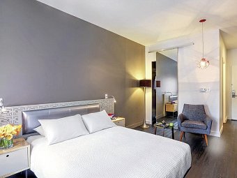 NU Hotel Brooklyn - Wohnbeispiel Standard (Zimmercodierung UG5)