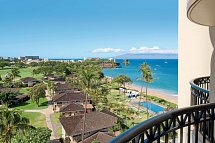 Royal Lahaina Resort & Bungalows - Beispiel Balkon Partial Ocean View Room Tower (Zimmercodierungen UPN, UGN, U2N & U3N)