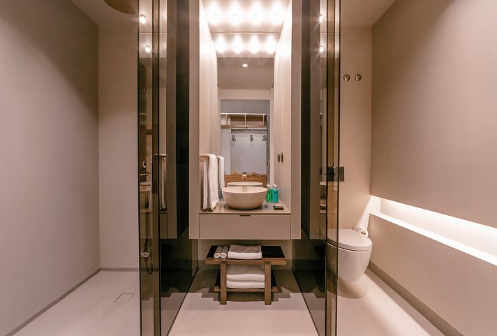 PortoBay Teatro - Beispiel Bad Doppelzimmer (Zimmercodierungen DB1, DB2, DS1 & DS2)