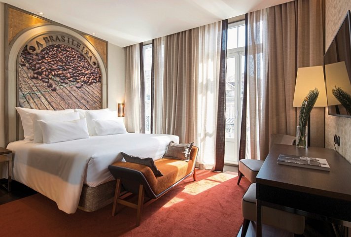 Pestana Porto - A Brasileira - Wohnbeispiel Doppelzimmer Deluxe Superior (Zimmercodierung DS1)