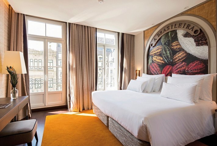 Pestana Porto - A Brasileira - Wohnbeispiel Doppelzimmer Deluxe Superior (Zimmercodierung DS1)