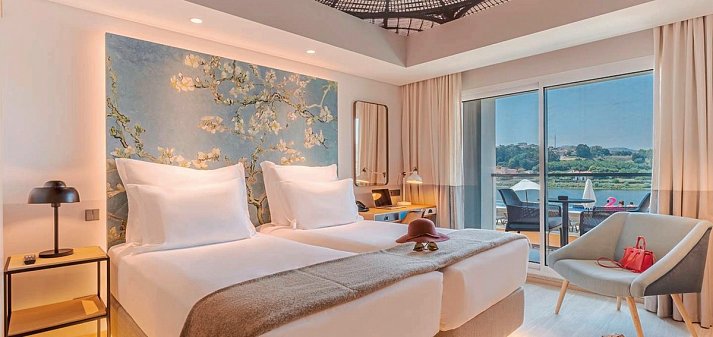 Pestana Douro Riverside - Wohnbeispiel Doppelzimmer Flussblick (Zimmercodierung DB1)