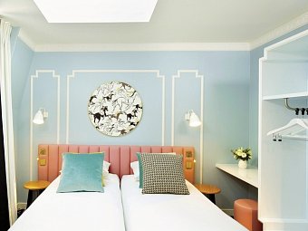 Hotel Pastel Paris - Wohnbeispiel Doppelzimmer Standard (Zimmercodierung DG1)