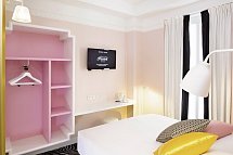 Hotel Pastel Paris - Wohnbeispiel Einzelzimmer Standard (Zimmercodierung EG1)