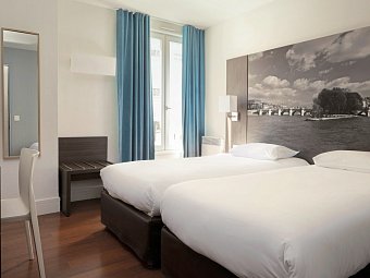 Hôtel Victoria - Wohnbeispiel Doppelzimmer Standard (Zimmercodierung DG1)