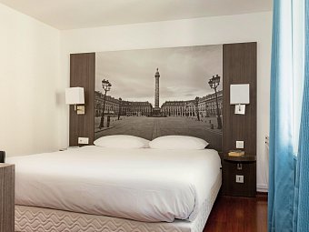 Hôtel Victoria - Wohnbeispiel Doppelzimmer Standard (Zimmercodierung DG1)