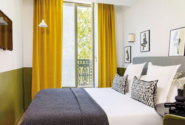 Le Petit Beaumarchais Hotel & Spa - Wohnbeispiel Doppelzimmer (Zimmercodierung DB1)