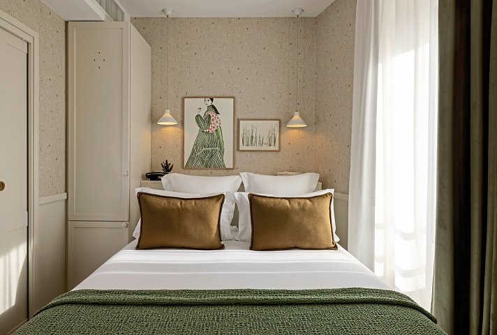Le Petit Oberkampf Hotel & Spa - Wohnbeispiel Doppelzimmer Klassik (Zimmercodierung DG1)