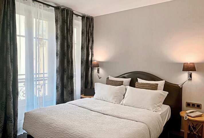 Hotel Central Saint-Germain - Wohnbeispiel Doppelzimmer (Zimmercodierung DB1)