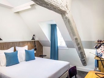 Hotel des Mines - Wohnbeispiel Doppelzimmer Klassik (Zimmercodierung DG1)