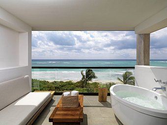 UNICO 20º87º HOTEL RIVIERA MAYA - Wohnbeispiel Alcoba Ocean Front (Zimmercodierung UB3)