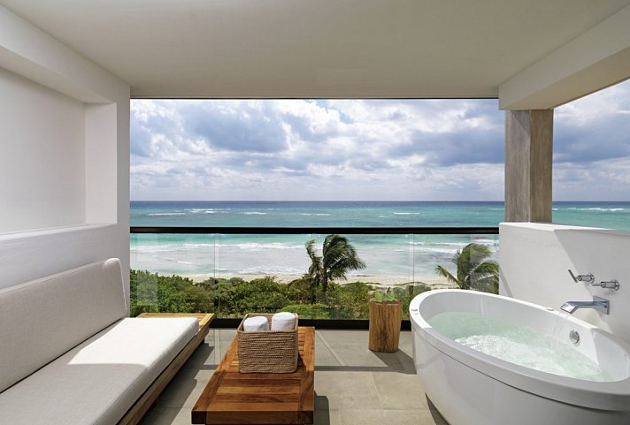UNICO 20º87º HOTEL RIVIERA MAYA - Wohnbeispiel Alcoba Ocean Front (Zimmercodierung UB3)