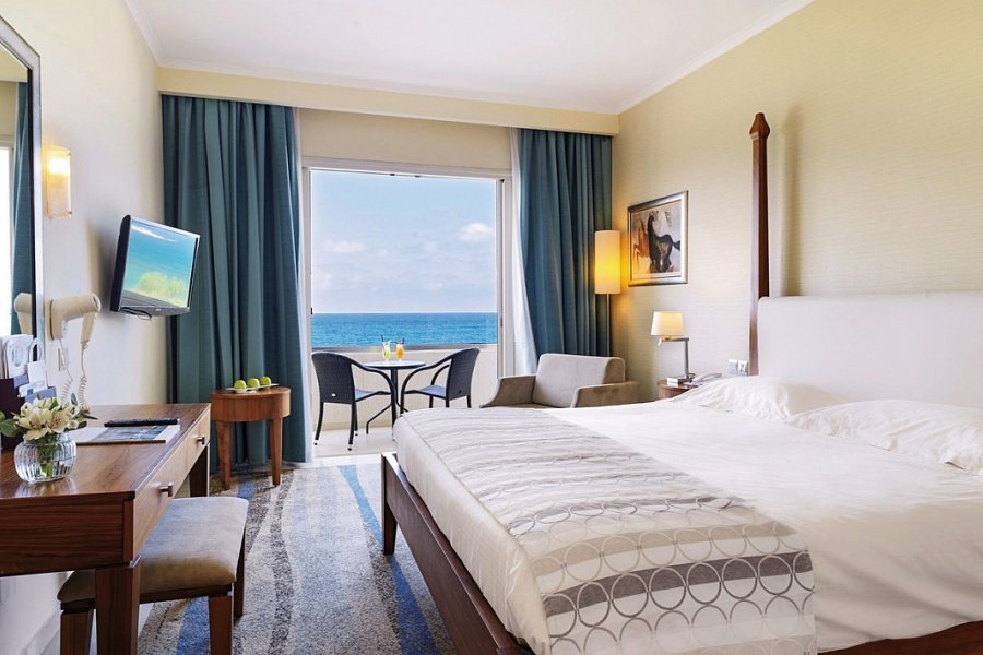 Alexander the Great Beach - Wohnbeispiel Doppelzimmer Deluxe Meerblick (Zimmercodierung DDM)