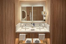 Olympic Lagoon Resort Paphos - Beispiel Bad Doppelzimmer Deluxe (Zimmercodierungen DP1, DDL, DDN & DDM)