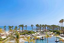 Olympic Lagoon Resort Paphos - Beispiel Ausblick Fisherman´s Juniorsuite Poolblick (Zimmercodierung J2P)