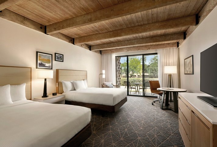 DoubleTree Resort by Hilton Hotel Paradise Valley-Scottsdale - Wohnbeispiel 2 Queen Beds with Patio or Balcony (Zimmercodierung UG4)