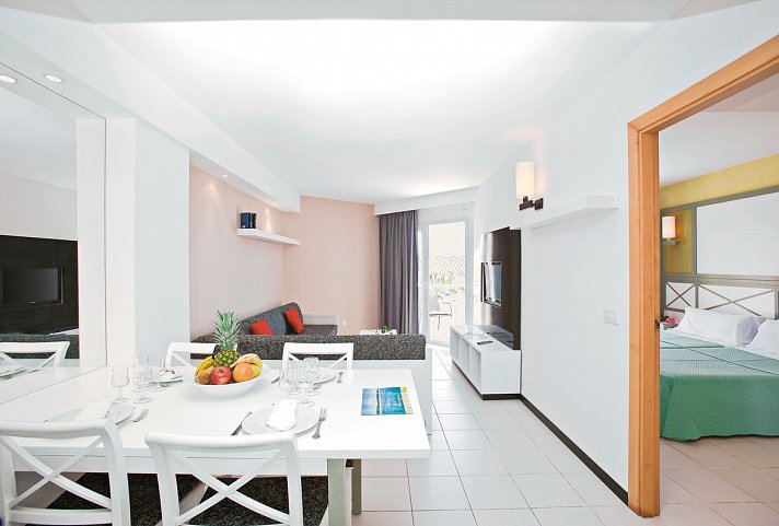 Isla de Cabrera Aparthotel - Wohnbeispiel Appartement 1 Schlafzimmer (Zimmercodierungen AB1 & AB2)