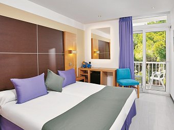 Isla de Cabrera Hotel - Wohnbeispiel Doppelzimmer (Zimmercodierungen DB1 & DB2)