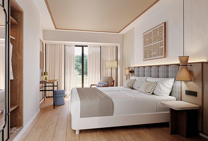 Alua Linda Mallorca - Modelbild Wohnbeispiel Doppelzimmer Poolblick (Zimmercodierung DBP)